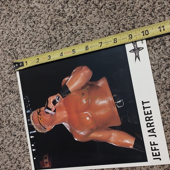 WCW Jeff Jarrett Sign Autograph Photo - Picture 6 of 6